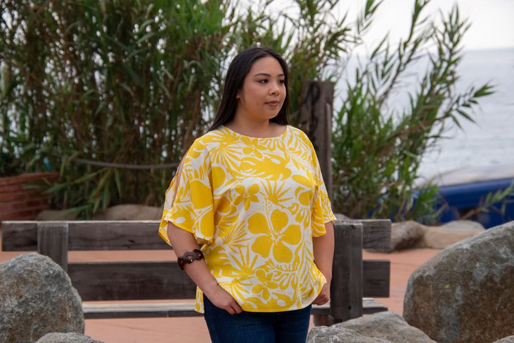 Jennifer Split-Sleeve Top