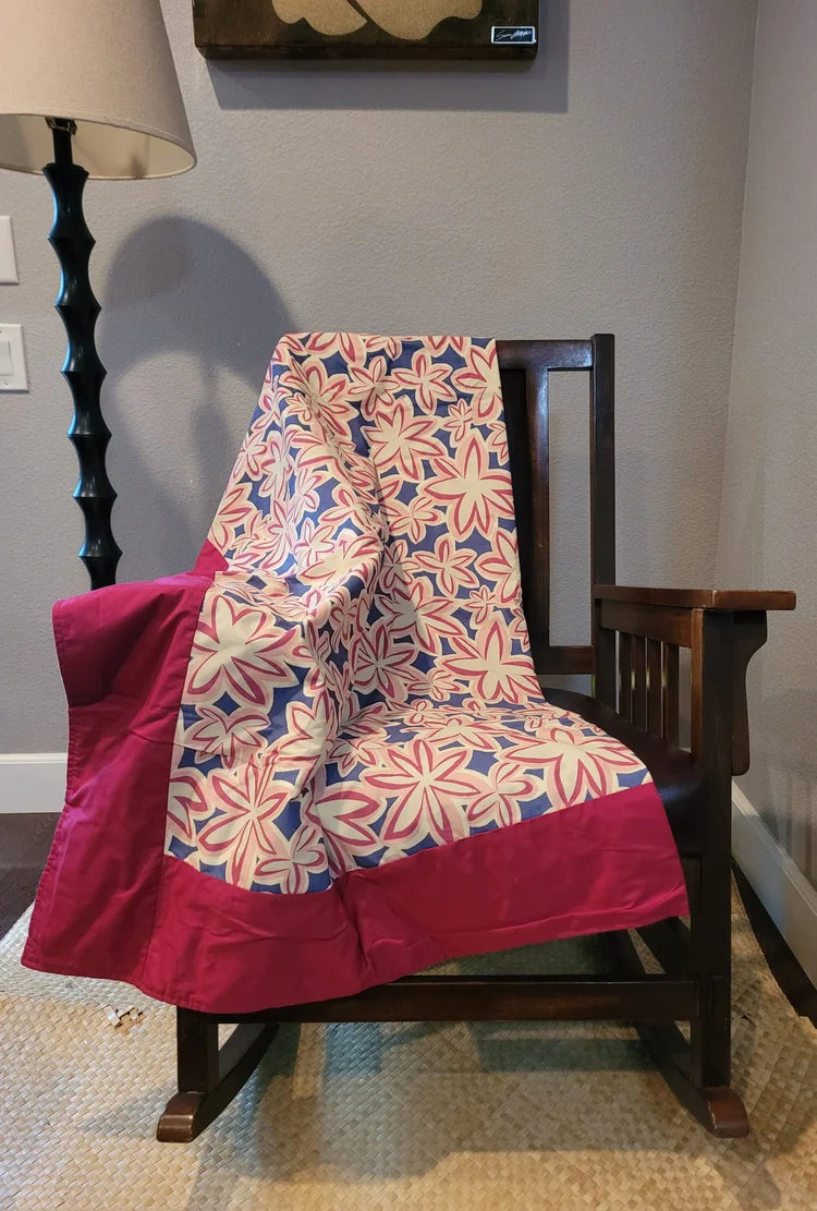 Blue/Rose To'alua Blankets