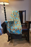 Brown/Blue To'alua Blankets