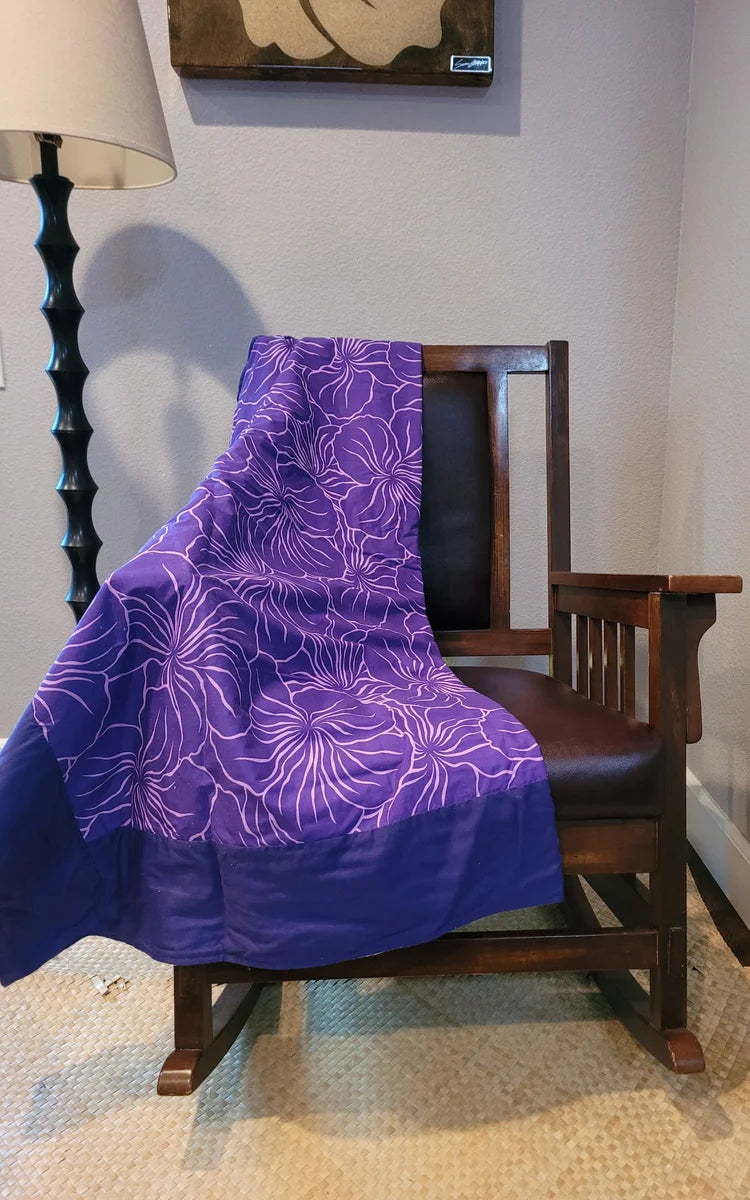 Purple To'alua Blankets